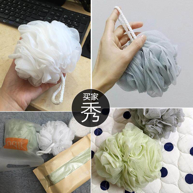 xyt大号沐浴球搓澡巾浴花洗澡球儿童宝宝擦搓背澡花彩色海绵柔软6