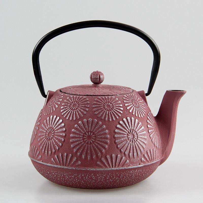 1200ml欧式西式手工泡茶壶煮茶壶铸铁壶烧水壶家用养生铁茶壶茶具