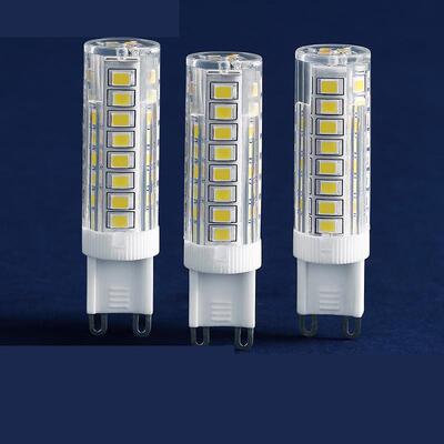 洛奥灯饰厂led灯泡G9 7W三色变光暖白暖黄正白E14光源G4家用灯源