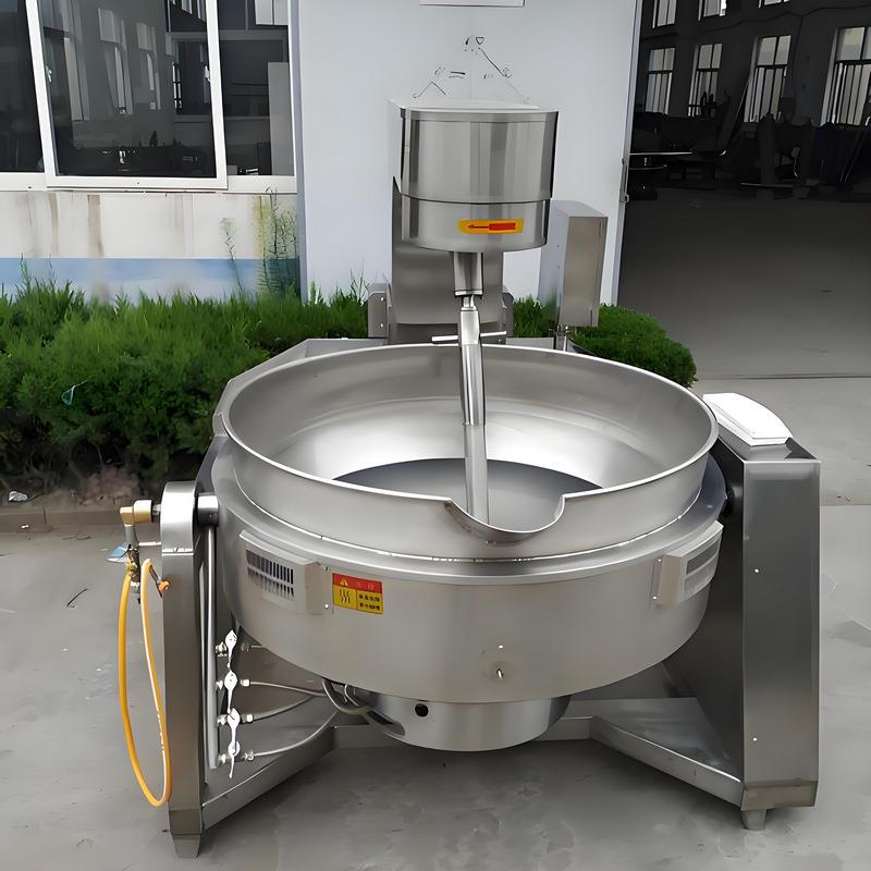 电加热导热油炒锅炒面粉全自动炒锅麻辣香菇炒料锅自动行星炒锅