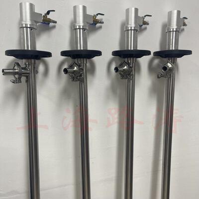 HP-A1/A2+SS316-1200气动抽水泵防爆插桶泵手提不锈钢化工抽液泵