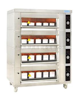 面包房四层十六盘电烤箱新麦SINMAG层炉MB-644F商用厨房烘烤箱