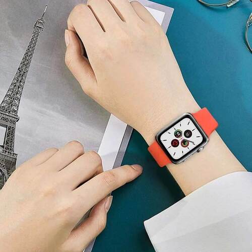 Solo Loop silicone for apple Watch Band 40mm 44mm 45mm 41mm