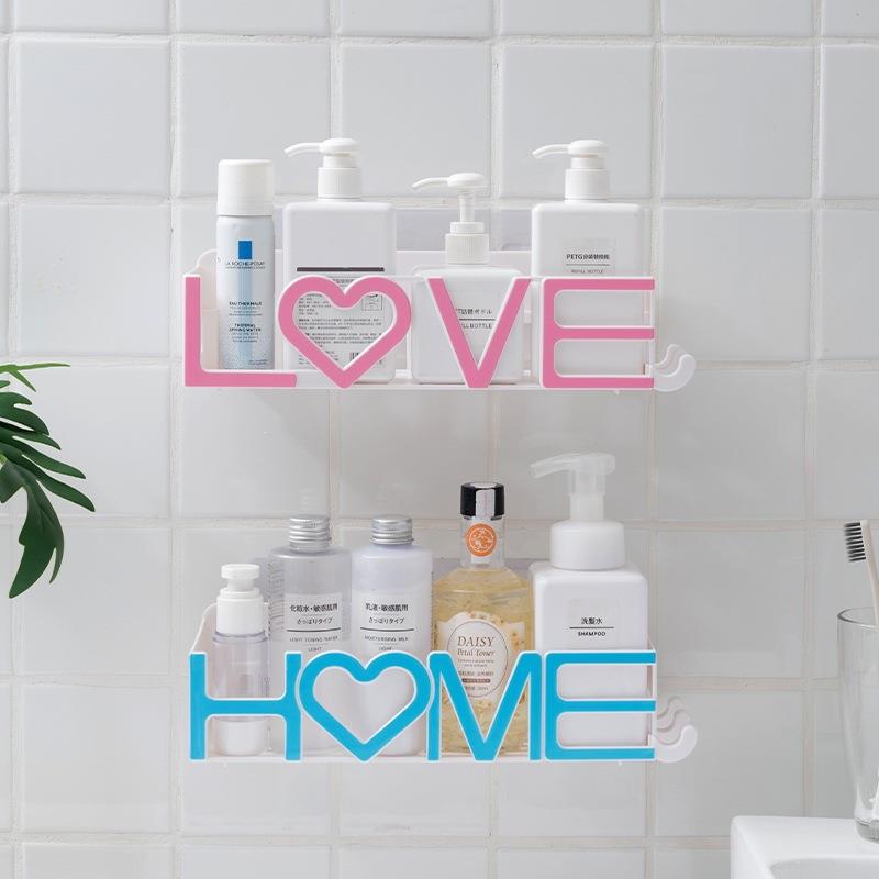 卫生间置物架免打孔浴室洗漱台厕所洗手间洗澡间三角壁挂收纳架