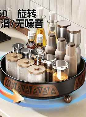 中古转调料置物旋厨台面房多功能油盐酱醋XHC调味料用品家架用收
