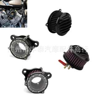 摩托改装闪300大韩gv轻骑GV300灰石栅栏空滤金吉拉透明空气滤清器