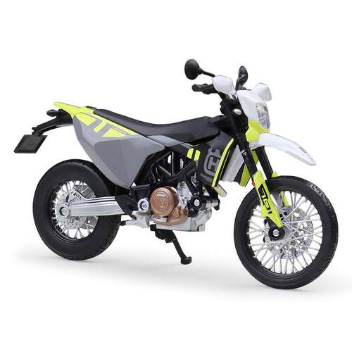 美驰图 1:12 2023 胡思瓦娜 Husqvarna 701 Supermoto 摩托车模型