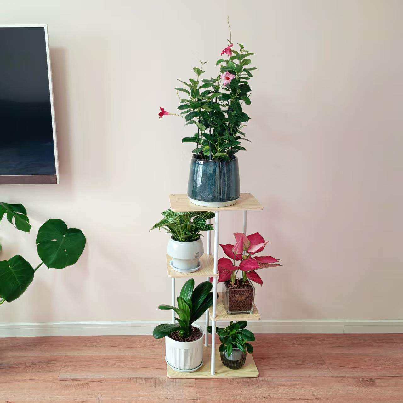 厂家供应室内花盆置物架花架植物架客厅落地式鲜花绿植盆栽置放架