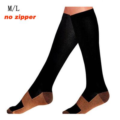 Burn Fat Zipper Compression Socks Women's Slim Sleeping