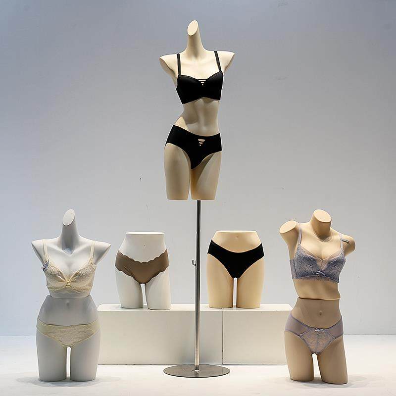 内衣模特展示架男女半身聚拢胸罩内裤模特架假人体模型道具胸模