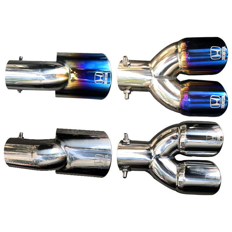 广汽新凌派改装排气管一出二大口径尾喉19款专用外装饰排气筒