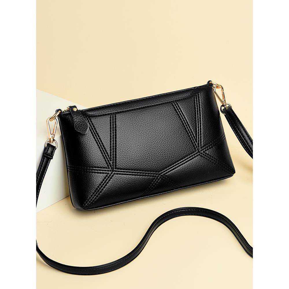 法国包女士斜挎包小包2025新款中年妈妈包高端质感时尚肩包软皮