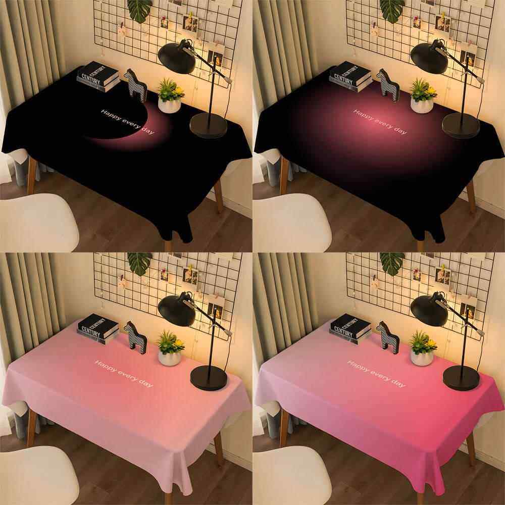 黑粉渐层高级感ins盖布学生书桌少女心满铺桌布简约桌布家用布艺,居家布艺,桌布,淘宝优惠券,粉丝福利购,淘宝优惠卷