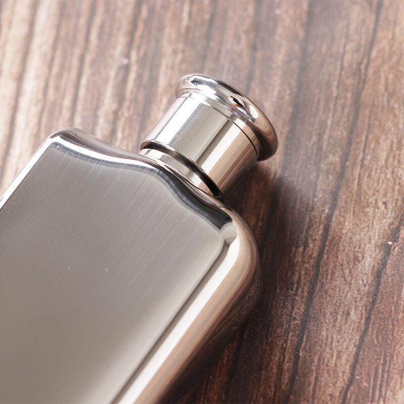 3盎司精致304方形不锈钢随身小酒壶户外精品酒具户外随身小酒壶