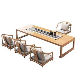 榻榻米茶室会阳台实木小茶茶桌小茶几台功夫新所小禅意中式 休闲