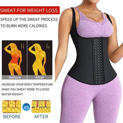 Women Shapewear Underbust Corset Body Shaper Latex Waist Tra