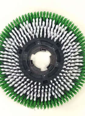 伽华石材翻新机刷地机单擦机175卡扣通用软毛刷17寸18寸地毯刷