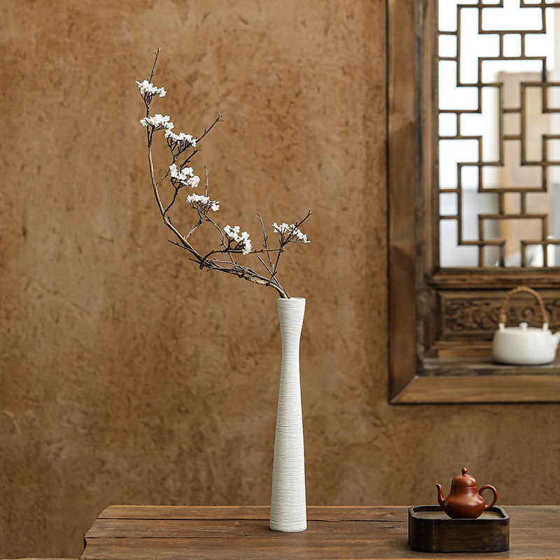 玄关装饰摆件入户电视柜细长细口细高花瓶家居饰品艺术高级感40cm,家居饰品,花瓶,淘宝优惠券,粉丝福利购,淘宝优惠卷