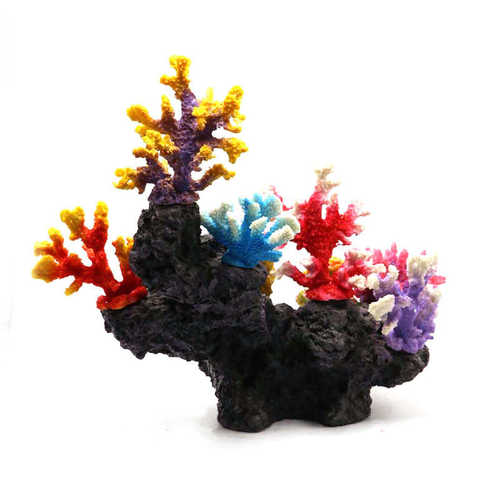 厂家直供海洋景鱼缸仿真珊瑚造景水族箱海水装饰假水草珊瑚礁水景