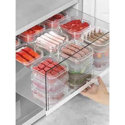 plastic food fruit storage box container lunch fridge big