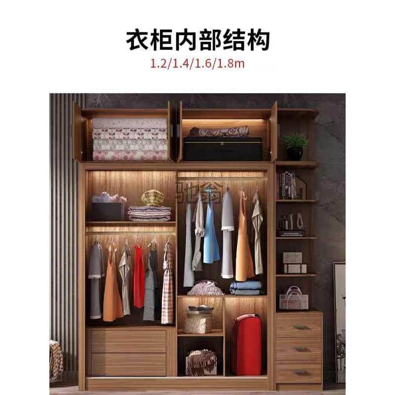 北欧推拉门衣柜卧室家用小户型柜子简约现代移滑门收纳组合衣橱,住宅家具,独立衣柜,淘宝优惠券,粉丝福利购,淘宝优惠卷