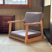 日式 炕椅 和室椅榻榻米座椅实木床上靠背椅无腿靠背椅飘窗椅和式