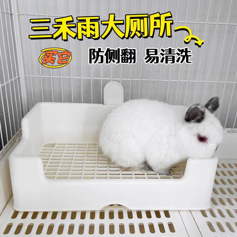 三禾雨厕所umi兔子大厕所大号防掀翻托 托盘式专用厕所便盆达洋厕