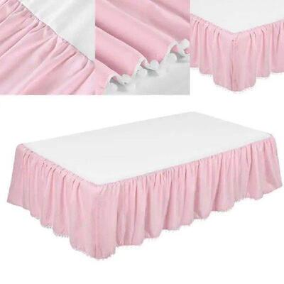 Mini Crib Skirt Nursery Crib Bedding Skirt For Baby 28 X 52