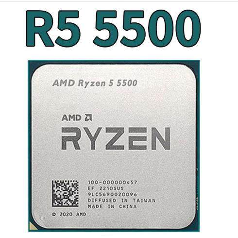 AMD锐龙CPU R5-5500 散片 6核/12线程AM4台式机CPU处理器适用b550