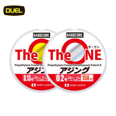 日本杜尔乐DUEL高感度路亚线150米前导远投钓鱼线The ONE耐磨碳线