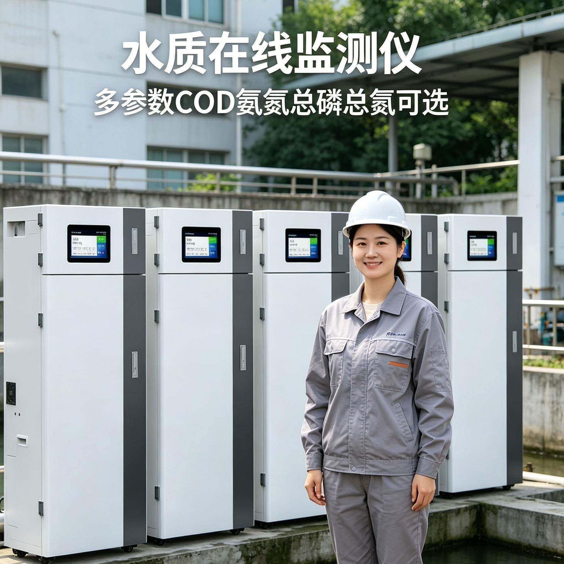 瑞明多参数水质在线监测仪电导率浊度氨氯养殖泳池总磷总氮分析仪