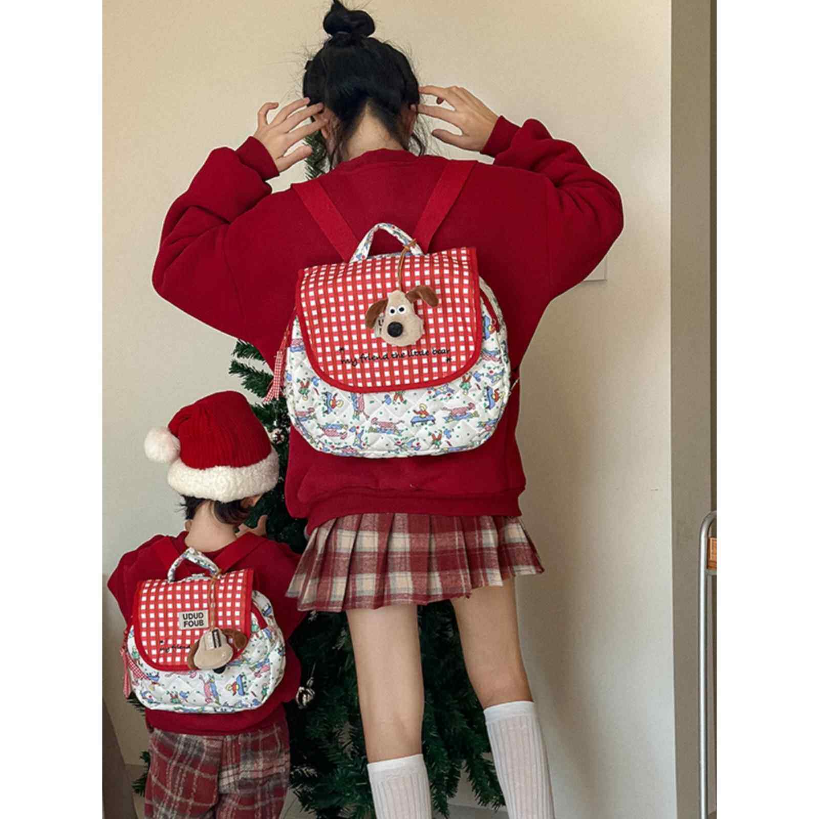 幼儿园书包可爱卡通小女孩双肩包外出洋气3-6岁5男童宝宝轻便背包