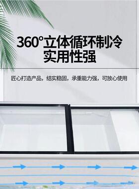 台式424冷藏展示柜商用冰烧柜鲜柜炸串串烤柜动路边摆摊冰保箱移
