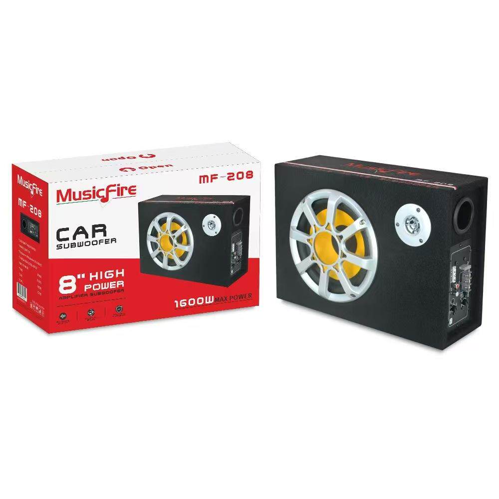 6寸8寸10寸扁炮隧道款汽车车载低音炮大功率带功放带高音车载音箱