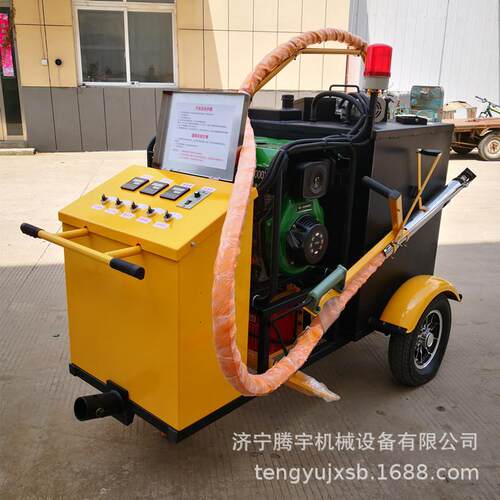 100型灌缝机手推式沥青灌缝机混凝土路面伸缩缝灌缝机汽油柴油