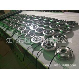 超薄款不锈钢全封闭LED喷泉灯，IP68质保3年，6W 9W 12W 18W 24W