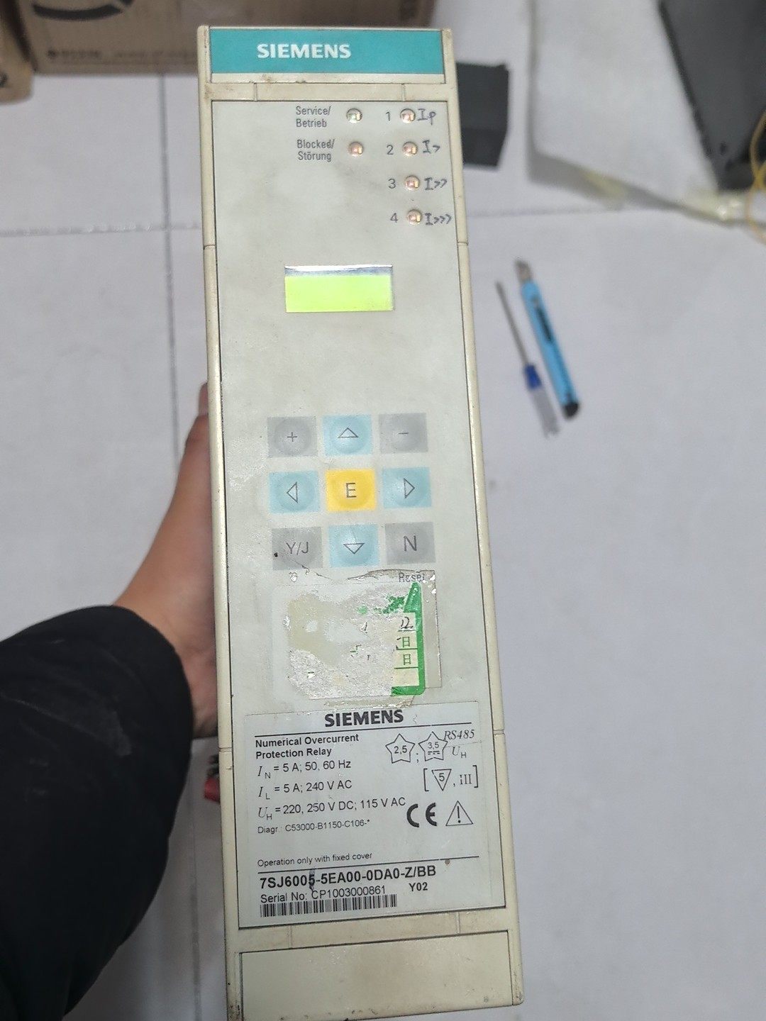 西门子综合保护器7SJ6005-5EA00-0DA0