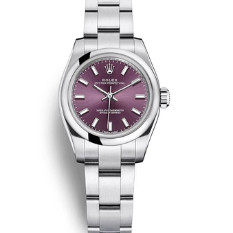 红葡萄色[9.8新]劳力士蚝式恒动26mm自动机械女表176200