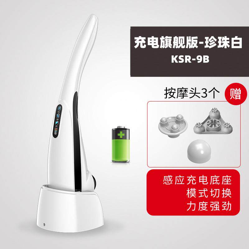 正品美国凯仕乐震海豚按摩器背部腰棒部颈手持式捶肩动仪椎电动敲