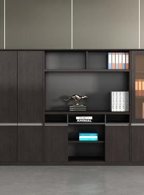 TM657613办书室公档文件柜办公家具分层隔板木质储物柜子板式柜案