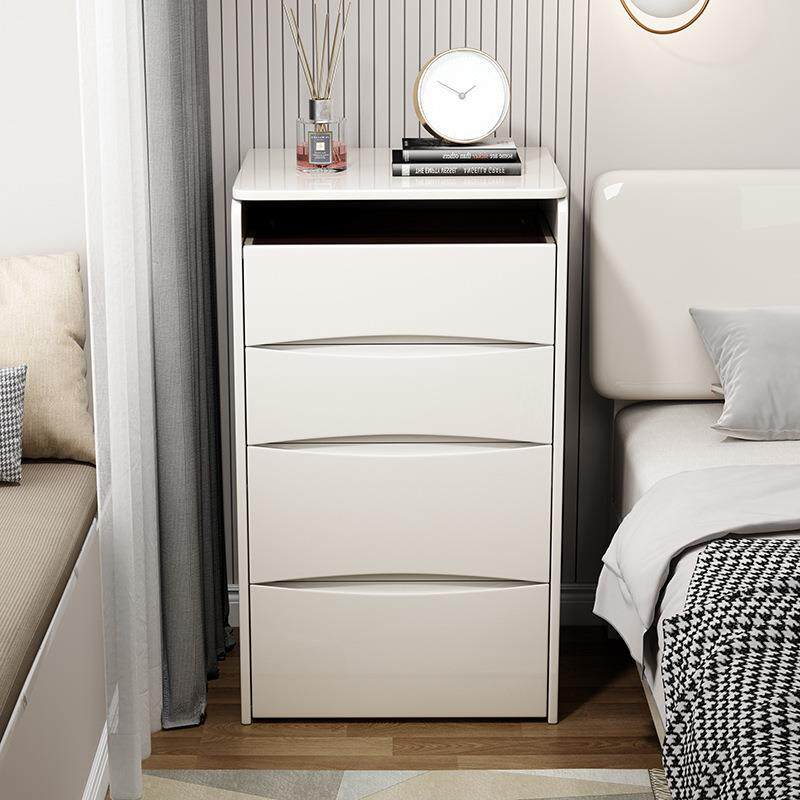 北欧全实木梳妆台床头柜一体多功能收纳小户型化妆台两用小型斗柜