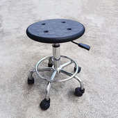 厂家直供无尘车间防静电凳子PU发泡防静电实验室椅可升降旋转