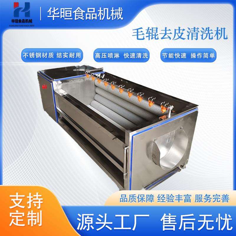 红薯山药去皮机 生蚝毛辊清洗设备 莴苣 土豆去皮清洗机