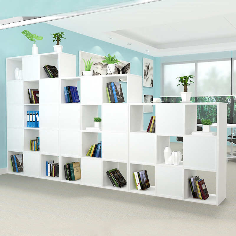 文件柜木质资料书柜书架格子柜展示柜组合置物办公室隔断柜多宝阁