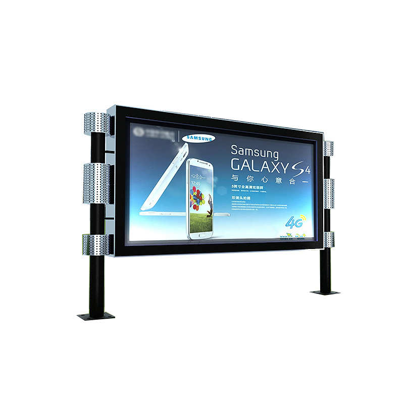 元粤乡镇不锈钢宣传栏公交车亭站台候车亭电子标识牌智能滚动灯箱