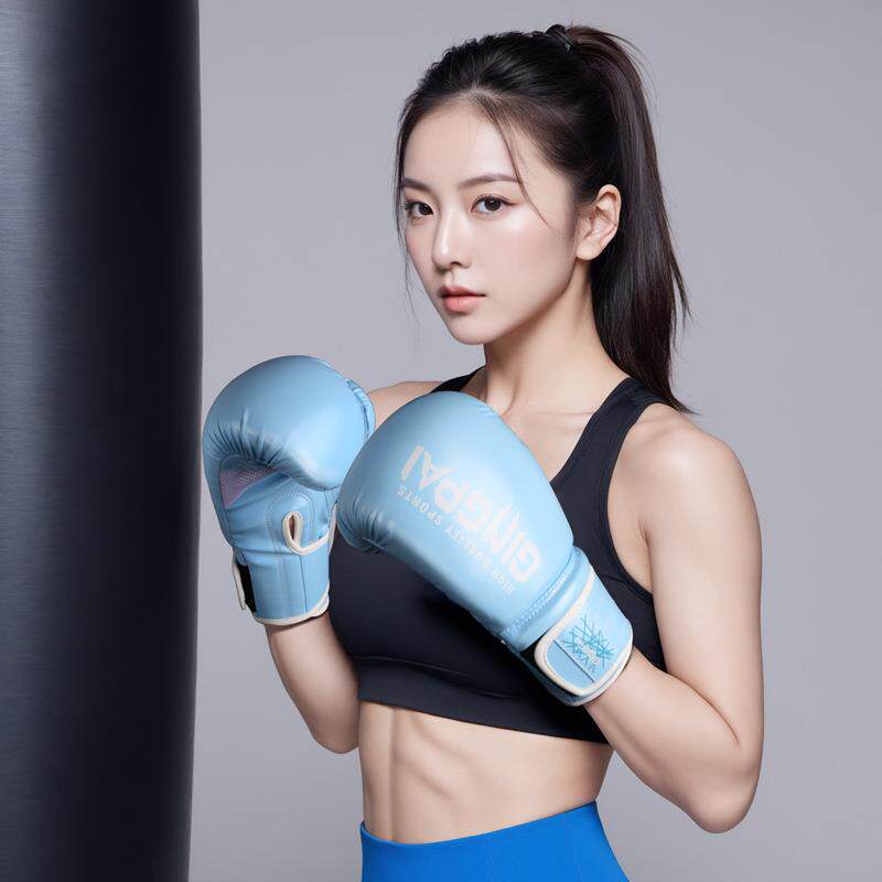 专业拳击手套散打搏击泰拳成人儿童拳套男女训练打沙袋实战透气厚