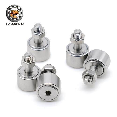 厂家直供440不锈钢凸轮轴承随动器CFS5V螺栓滚轮滚针轴承10*18*M5