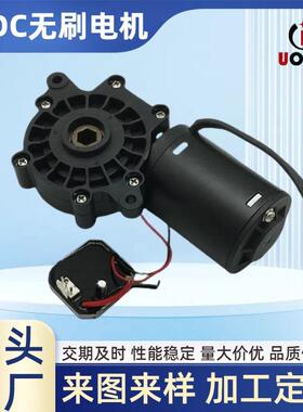 大量供应BLDC无刷电机直流无刷蜗轮蜗杆减速马达12v24v36v电动机