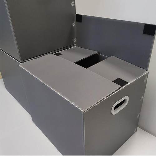 5个装日式搬家箱塑QBM料箱子折箱叠整理防箱水瓦楞板周转收纳搬家