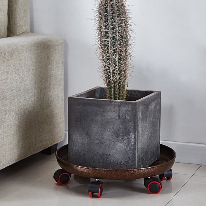 厂家批发金属移动托盘托盘花瓶